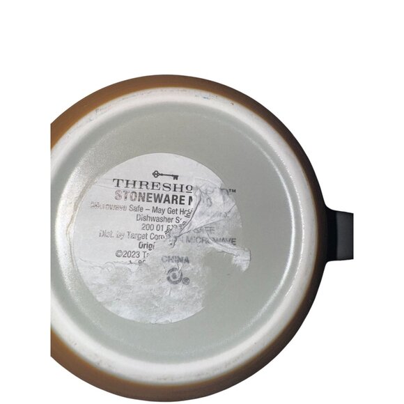 Threshold White Stoneware Mug Dishwasher & Microwave Safe 14 Oz - Picture 3 of 5